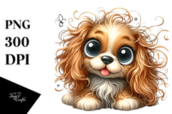 Cute Cocker Spaniel Puppy, Transparent PNG Product Image 1