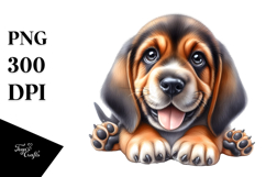 Happy Baby Bloodhound PNG Product Image 1