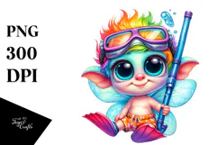 Goofy Baby Fairy PNG Product Image 1
