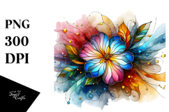 Colorful Stained Primrose PNG Product Image 1
