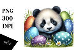 Baby Panda in Grass, PNG Product Image 1