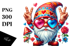 Victory Gnome with Sunglasses PNG Product Image 1
