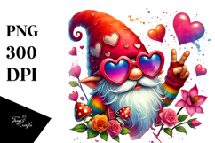 Victory Gnome with Sunglasses PNG Product Image 1