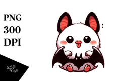 Digital Bat Painting, Humorous Art Product Image 1