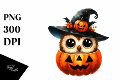 Funny Halloween Clipart with Werewolf PNG Product Image 3