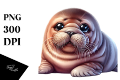 Baby Walrus, PNG Product Image 1