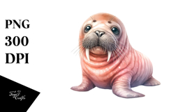 Baby Walrus, PNG Product Image 1