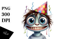 Funny Portrait Party Hat | Clipart Product Image 1