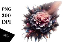 Glossy Carnation | Abstract Clipart Product Image 3