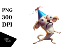 Comical Cow with Bandana, White Background PNG Product Image 1