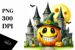 Funny Haloween Castle Goofy Smile | Clipart Product Image 3