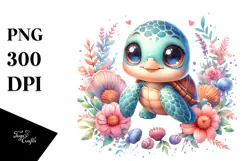 Monkey Made of Flowers, Transparent PNG Product Image 1