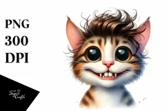 Proud Cat Portrait | Sublimation | Clipart Product Image 1