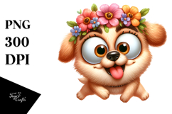 Cute Dog with Bandana, Transparent PNG Product Image 1