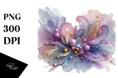 Vibrant Wooden Lavender Stained PNG Product Image 3