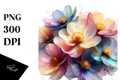 Abstract Anemone in Transparent , PNG Product Image 1