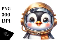 cute baby penguin with hat and sunglasses, High-Res PNG Product Image 1