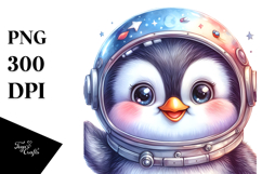 cute baby penguin with hat and sunglasses, Premium PNG Product Image 1