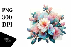 Shiny Rhododendron Poppy PNG Product Image 1