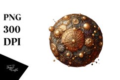 Detailed Shiny Golden Cosmos Sticker | Clipart Product Image 3
