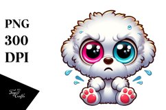 Colorful Funny Cartoon Baby Bichon Frise | Sublimation | Product Image 3