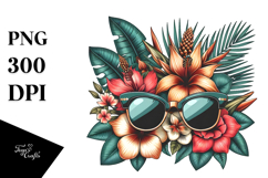 Vintage Flower Sunglasses Design Product Image 1