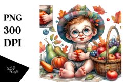 Colorful Baby Sitting | Sublimation | Clipart Product Image 1