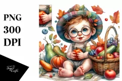 Colorful Baby Sitting | Sublimation | Clipart Product Image 1