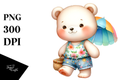 Energic Baby Bear PNG Product Image 1