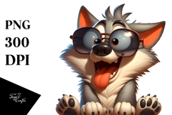 Crazy Cute Bird with Wide Eyes, Transparent PNG Product Image 1