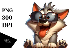 Crazy Cute Bird with Wide Eyes, Transparent PNG Product Image 1