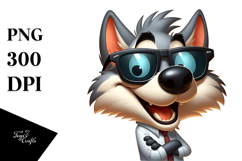 Vibrant Wolf, Transparent PNG Product Image 1