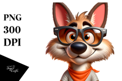 Vibrant Wolf, Transparent PNG Product Image 1
