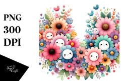 Colorful Flower Flowers PNG Product Image 1