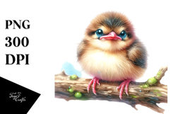 High-Detail Baby Bird PNG Product Image 1