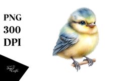 Cute Baby Bird with Vibrant Colors PNG Product Image 1