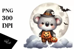 Cute Baby Koala for Halloween PNG Product Image 3
