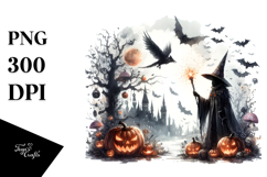 Wizard Watercolor PNG Product Image 1