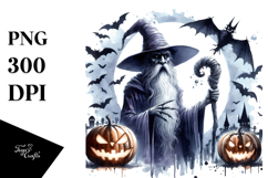 Wizard Watercolor PNG Product Image 1