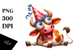 Silly Party Hat with Large Udder, Transparent PNG Product Image 1