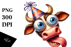 Silly Party Hat with Large Udder, Transparent PNG Product Image 1