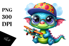Goofy Baby Dinosaur, PNG Product Image 1