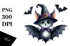 Funny Haloween Bat Centered | Clipart Product Image 1