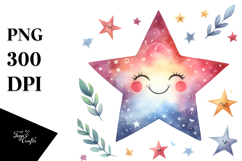 Simple Whimsical Star, Transparent PNG Product Image 1