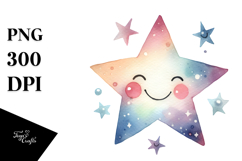 Simple Whimsical Star, Transparent PNG Product Image 1