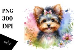 Colorful Cute Watercolor Yorkipoo Product Image 3