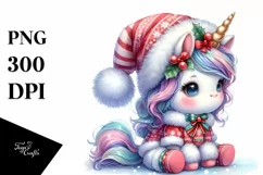 Pastell Baby Unicorn Clipart Product Image 1