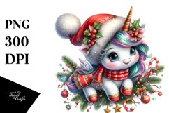Pastell Baby Unicorn Clipart Product Image 1