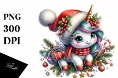 Pastell Baby Unicorn Clipart Product Image 1