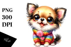 Cute Cartoon Chihuahua PNG Product Image 1